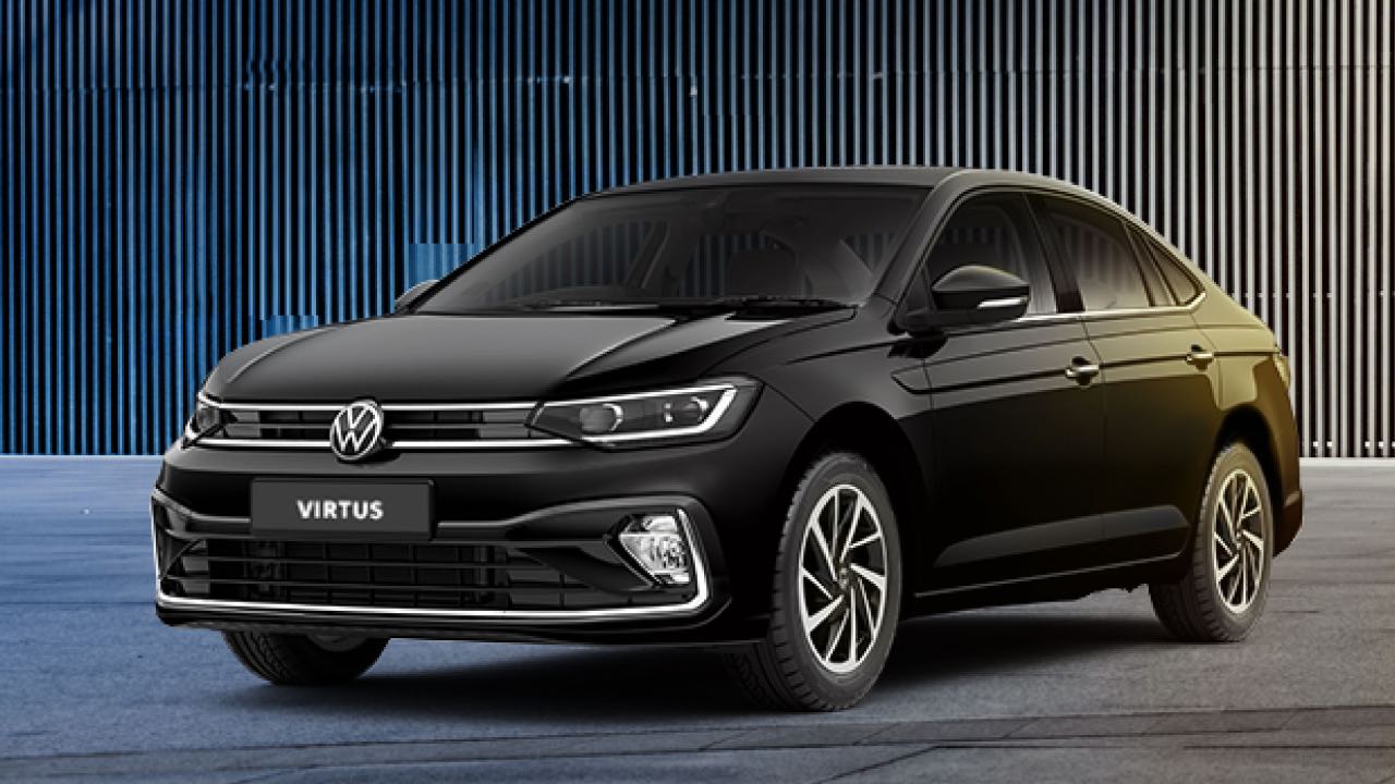 VW Taigun and Virtus 1.0L Topline Variants Get Deep Black Pearl Option » Car Blog India