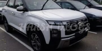2024 Hyundai Creta Facelift Leaked Front Profile