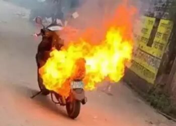 Berling electric scooter explodes