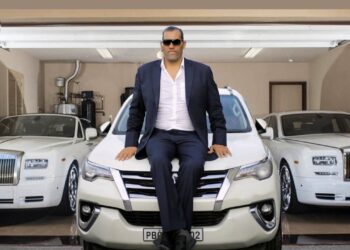 Car Collection of The Great Khali - Toyota Fortuner Rolls Royce