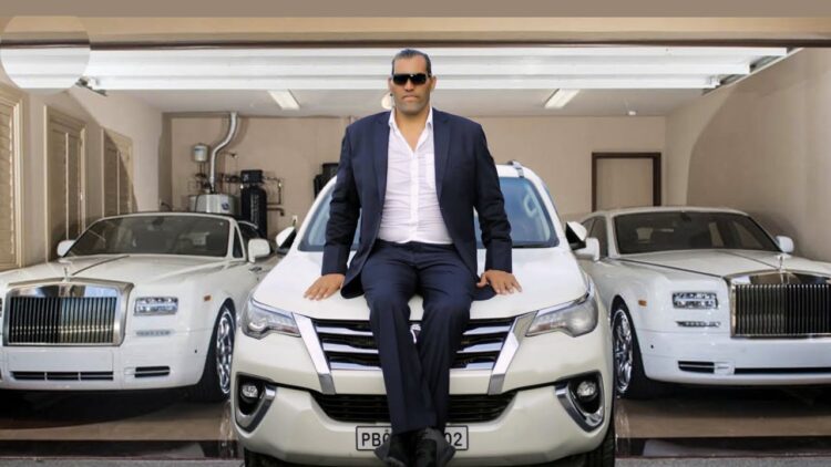 Car Collection of The Great Khali - Toyota Fortuner Rolls Royce