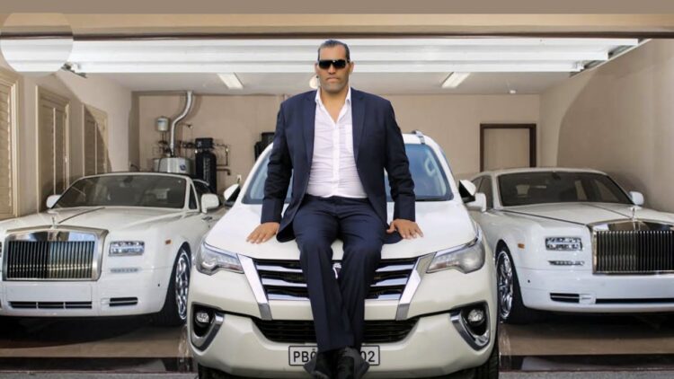 Car Collection of the Great Khali Toyota Fortuner Rolls Royce