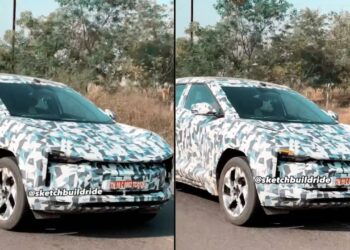 Mahindra BE.05 Electric SUV Spied