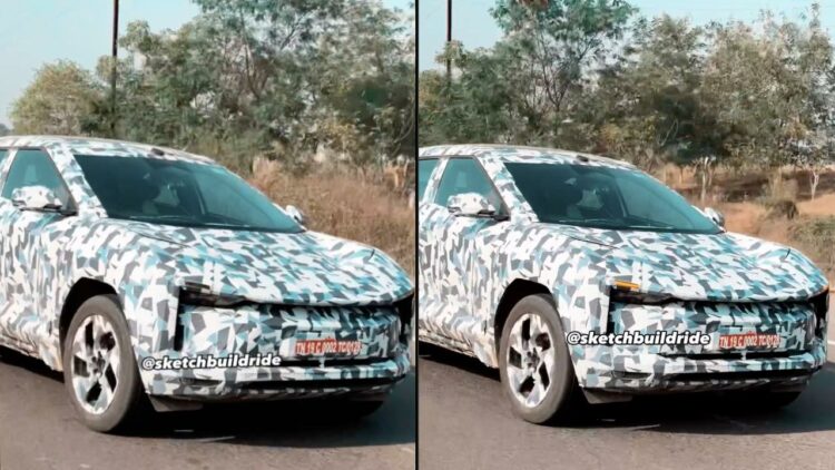 Mahindra Be05 Electric Suv Spied