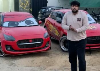 Maruti Swift Lightning McQueen Theme