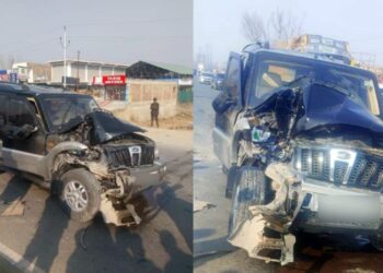 Mehbooba mufti mahindra scorpio accident