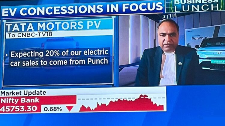 Shailesh Chandra Tata Punch Ev Sales Electric Cars