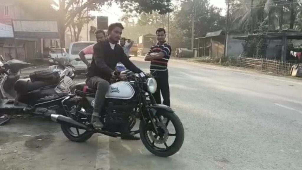 Silchar man modifies bajaj pulsar 180 into re bullet