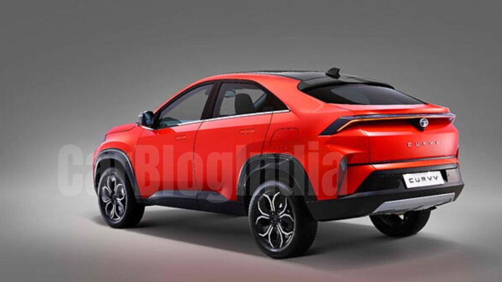 Tata Curvv Rear Three Quarters Official Image