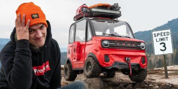 World's Cheapest Electric Car Goes Off-Road