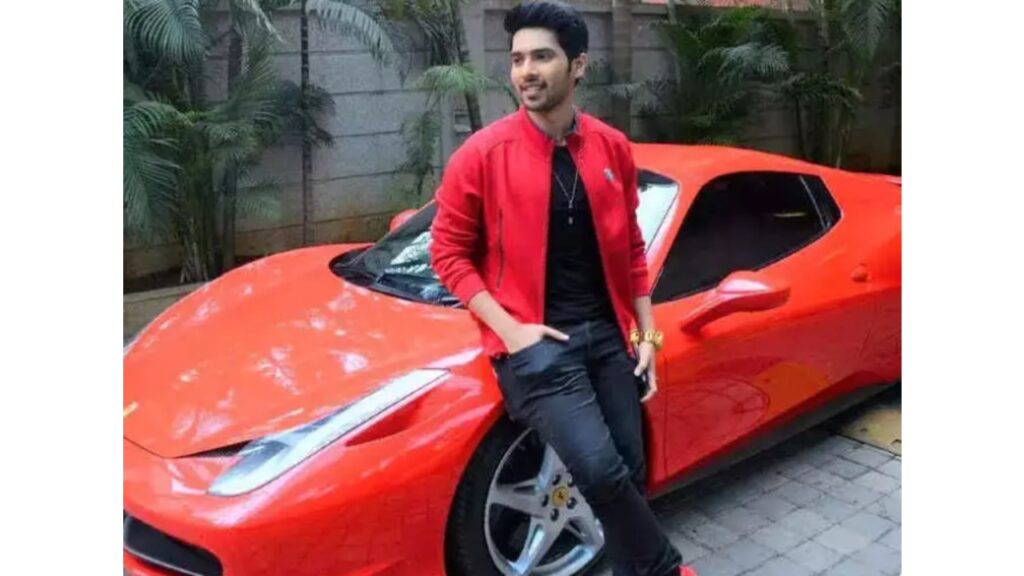 Armaan Malik with His Ferrari 458 Italia