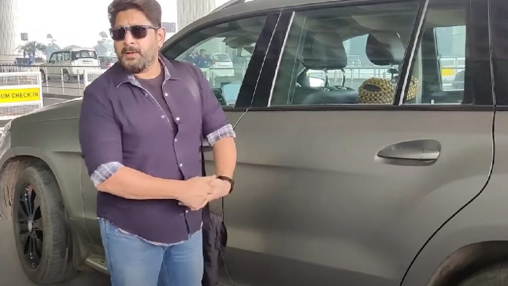 Arshad Warsi with His Mercedes benz Gls 350d