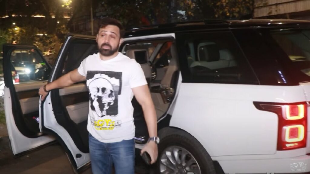Emraan Hashmi with his Range Rover Vogue