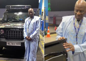 Guinean Ambassador Checks Out Mahindra Thar