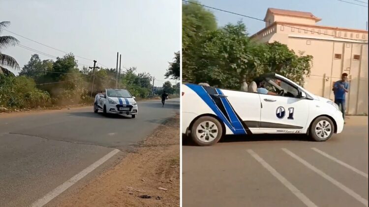 Hyundai Aura Roof Chopped Off