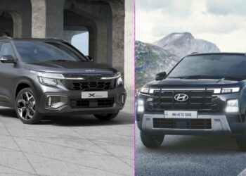 Hyundai Creta Facelift vs Kia Seltos Facelift Comparison