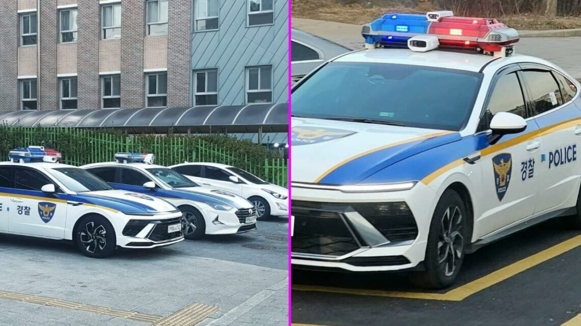 Hyundai Sonata South Korean Police Car