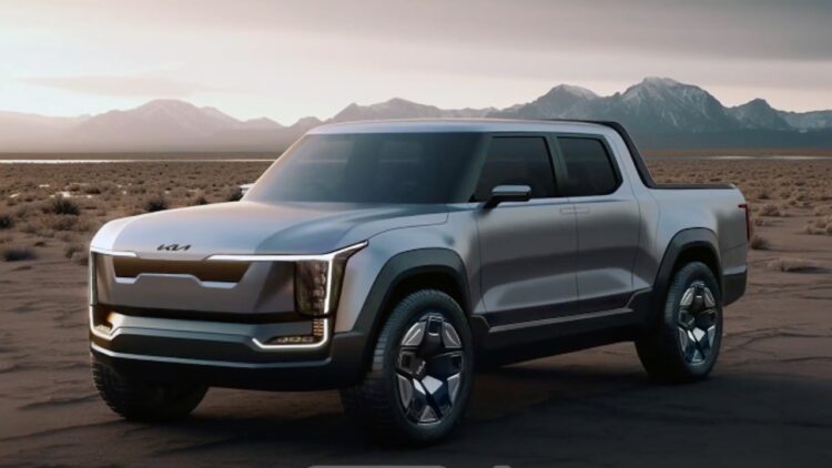 Kia EV Pickup Truck Digital Rendition