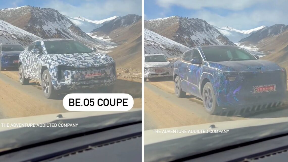 Mahindra BE.05 and XUV.e9 Spotted Testing in Ladakh