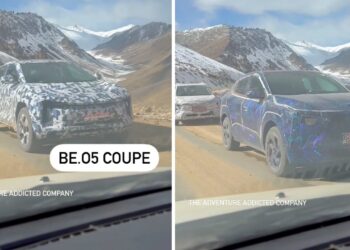 Mahindra BE.05 and XUV.e9 Spotted Testing in Ladakh