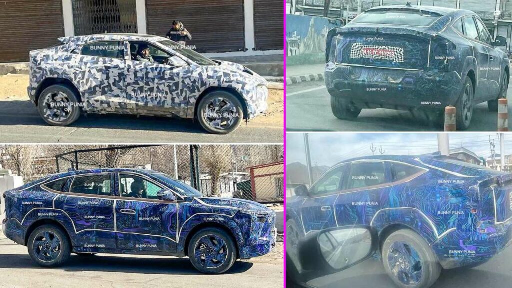 Mahindra Electric SUVs BE.05 and XUV.e9 Spied