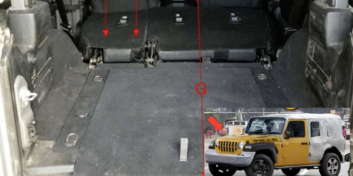 mahindra thar 5-door boot space