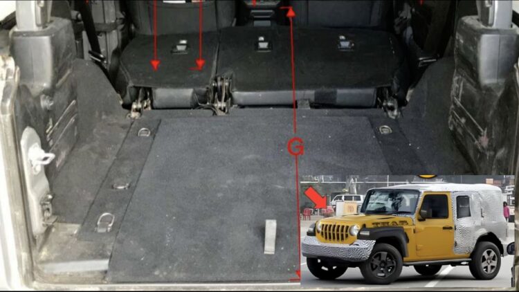 Mahindra Thar 5 door Boot Space