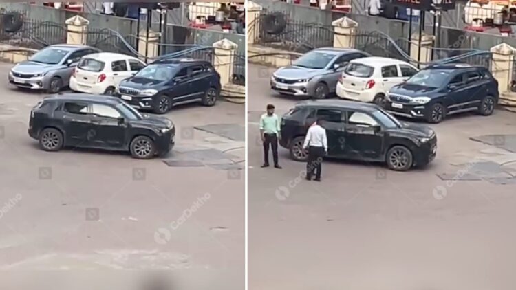 Maruti eVX seen with S-Cross