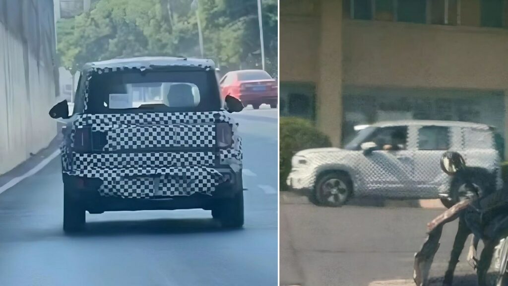 MG Comet Based Electric SUV Spied Testing