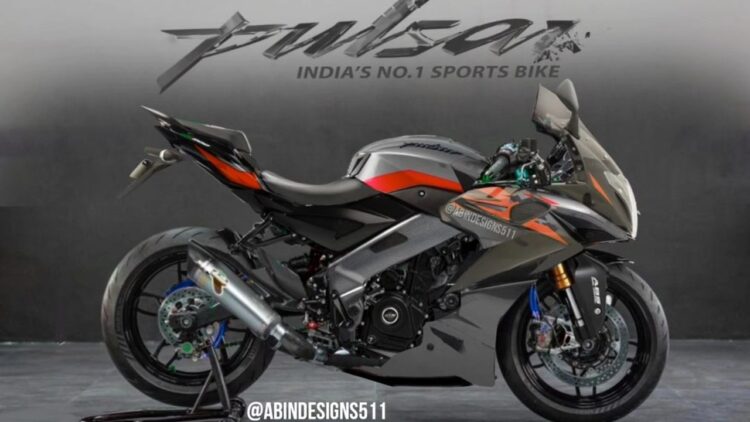 Monster Bajaj Pulsar 400 Digital Rendition