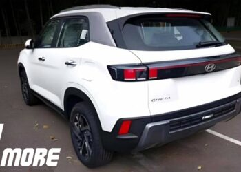 new hyundai creta facelift rear upcoming SUVs in January 2024