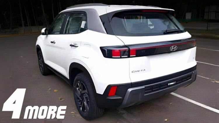 New Hyundai Creta Facelift Rear Upcoming Suvs in January 2024