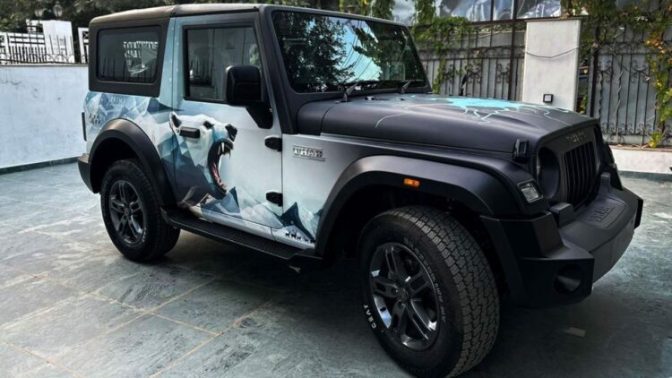One off Mahindra Thar Game of Thrones Wrap