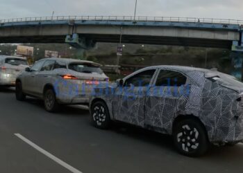 tata curva harrier safari ev spy image