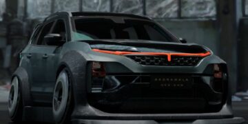 Tata Safari Facelift Digital Devil Edition Concept