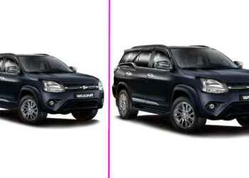 Toyota Fortuner with Maruti WagonR Face