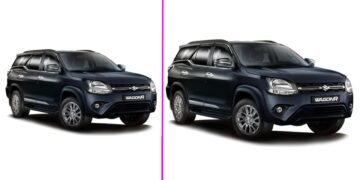 Toyota Fortuner with Maruti WagonR Face