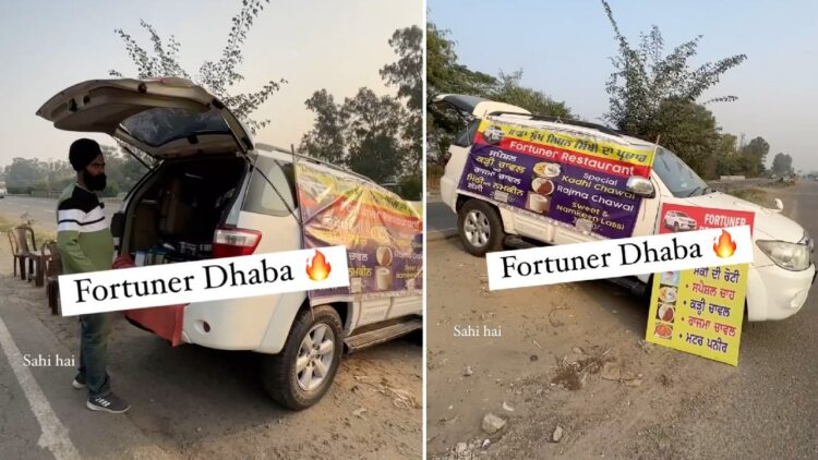 Toyota Fortuner Roadside Dhaba