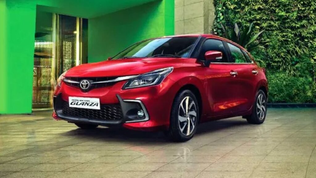 Toyota Glanza Front Three Quarters