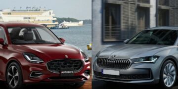 upcoming sedans in india in 2024 - new generation Maruti Dzire and new generation Skoda Superb