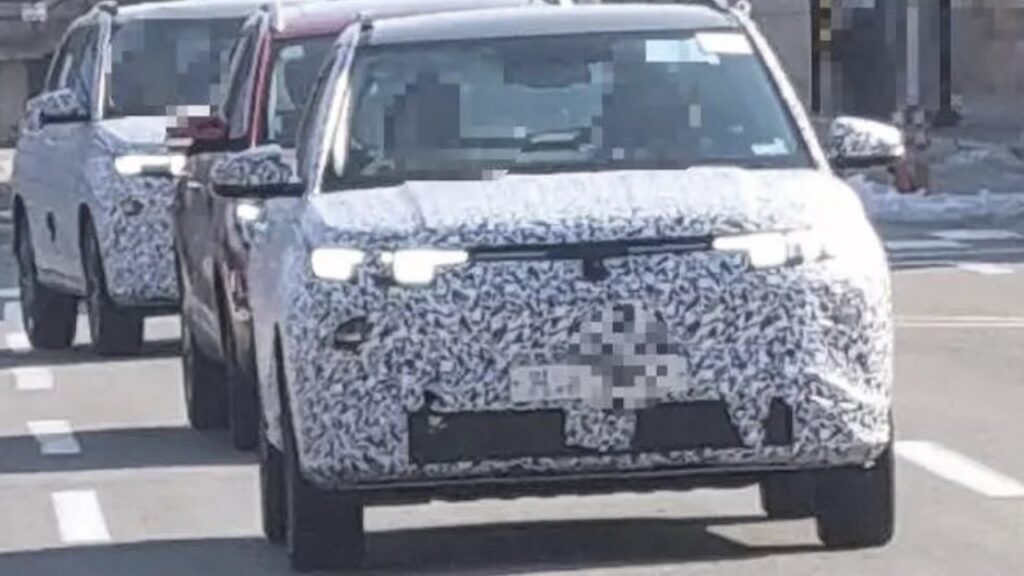 2024 Hyundai Creta Facelift Electric Version Spy Pic Front