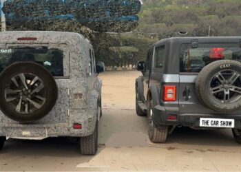 5-door Mahindra Thar vs 3-door Thar Rear-End Street Presence