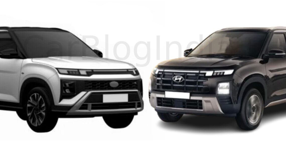 Hyundai Creta N Line vs Creta facelift