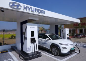 Hyundai Kona EV Charging Station