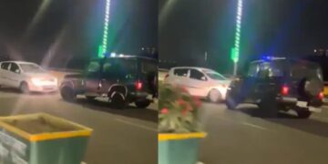 Hyundai i20 Police Chase Reverse Ghaziabad