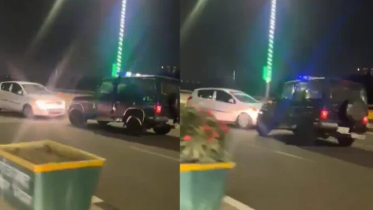 Hyundai i20 Police Chase Reverse Ghaziabad
