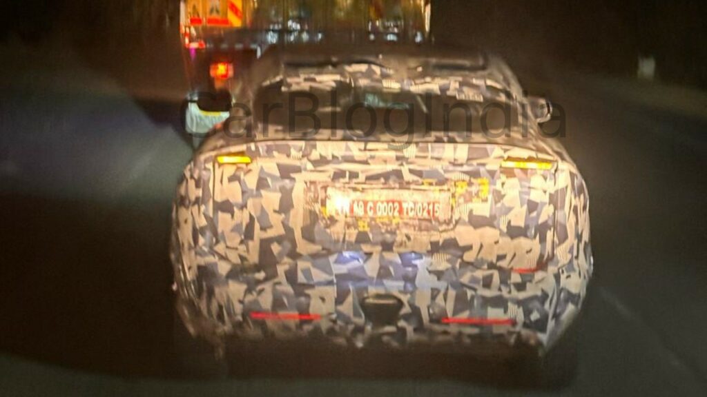 Mahindra Be05 Ev Spy Image Rear Jaipur