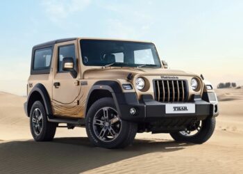 Mahindra Thar Earth Edition Front Three Quarters Official Image