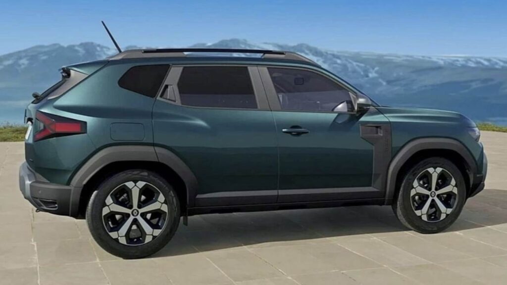 New Renault Duster Side Profile