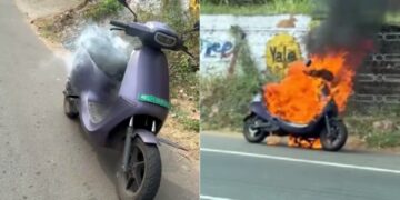 Ola S1 Air Catches Fire During Test Ride in Kerala